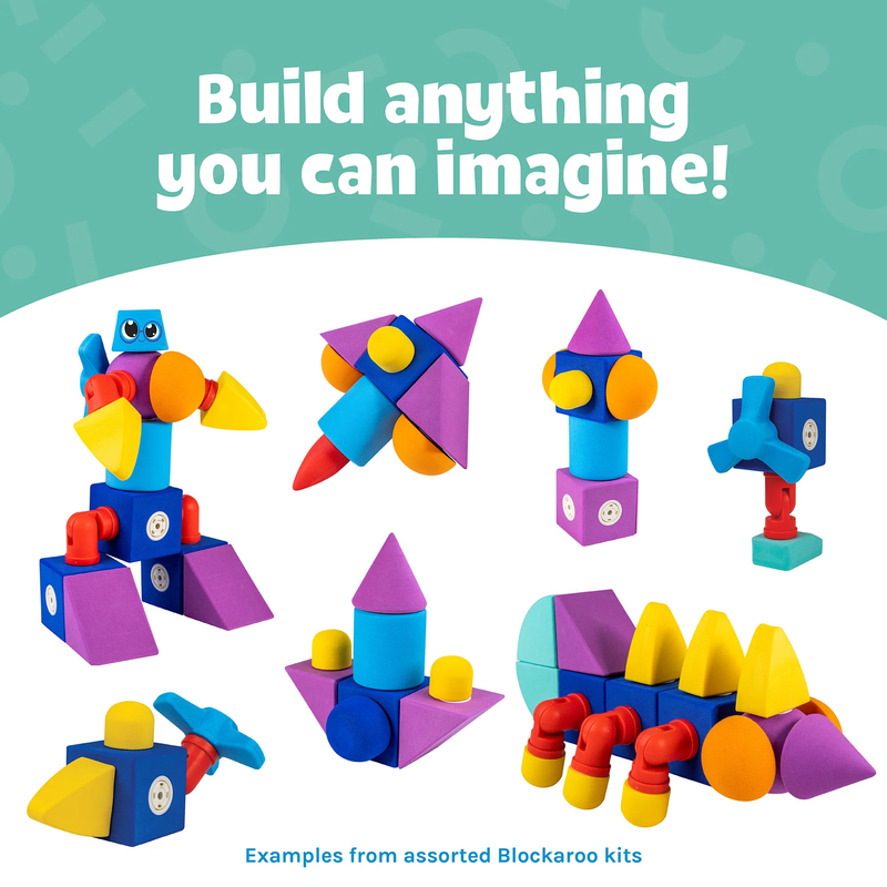 Blockaroo Magnetic Foam Builders - Castle