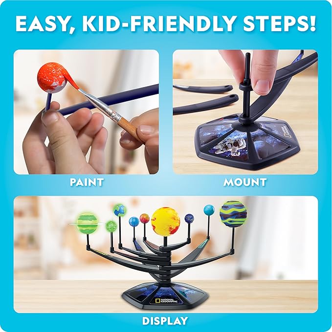 National Geographic Glow-in-the-Dark Solar System Activity Kit