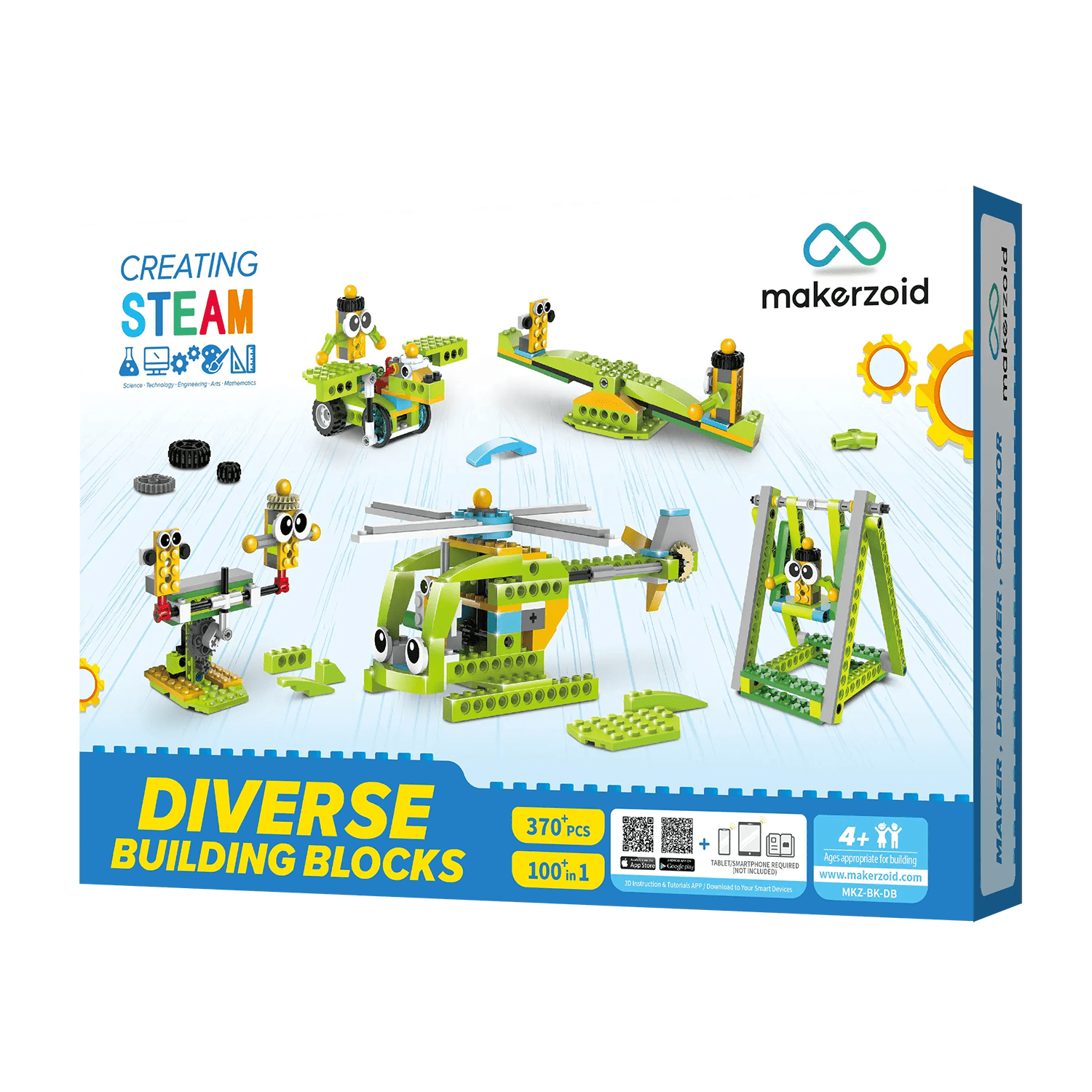 Makerzoid Diverse Building Blocks - CREATESPACE